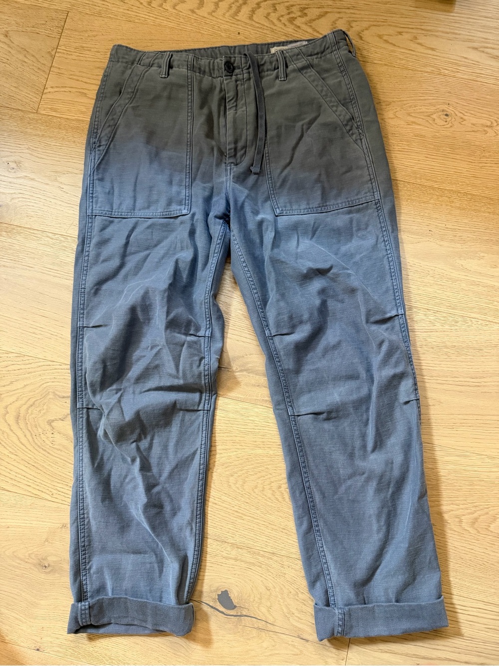 Outerknown Slate Blue Utility Chinos